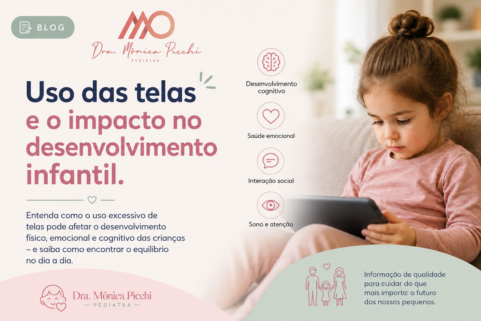 Uso das telas e o impacto no desenvolvimento infantil
