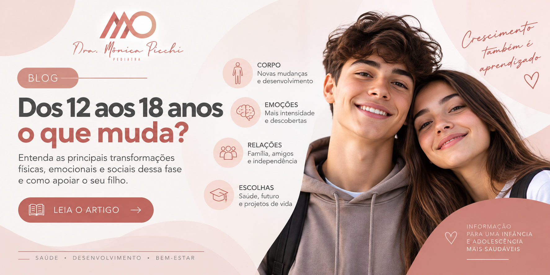 Dos 12 aos 18 anos: o que muda?
